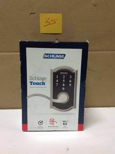 Schlage FE695 Cam Touch Camelot Satin Nickel-Cylinder Lighted Keypad