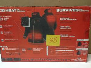 Milwaukee Womens Large M12 12-Volt Lithium-Ion Cordless Black Heated Jacket Kit with (1) 2.0Ah Battery and Charger