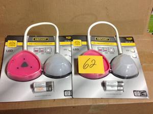 Lot of 2 Defiant 200 Lumens LED 3-in-1 Multi-functional Light in Pink