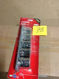 Husky 12 in. Drive Metric X-Large Socket Set (5-Piece)