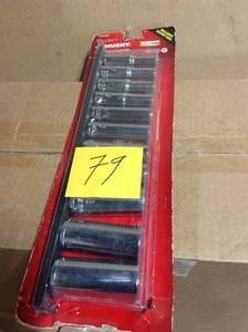 Husky 12 in. Drive Deep SAE Socket Set (11-Piece)