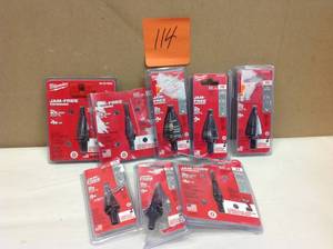 Lot of assorted Milwaukee Jam Free Drill Bits