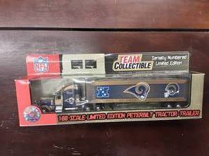 lot 12 image: Rams Collectible NFL Limited Edition Peterbilt 180 Scale