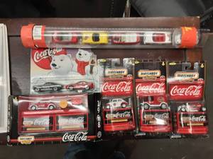 lot 71 image: Assorted Coca Cola  Matchbox Collectibles
