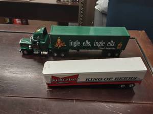 lot 74 image: J & B Whiskey Tractor Trailer & Budweiser Trailer