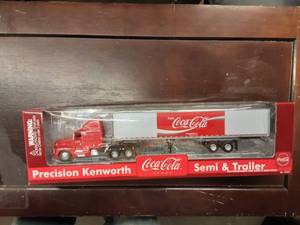 lot 104 image: Coca Cola Kenworth Semi Tractor Trailer