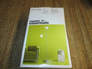 lot 17 image: 3-Way Floor Lamp 71 Tall (Silver F...