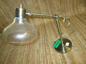 lot 27 image: Threshold Table Lamp (Antique Brass...