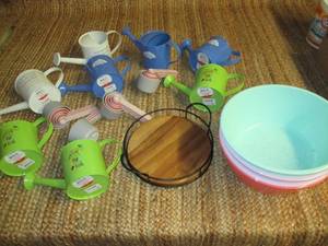 lot 43 image: Watering Cans, ServingStorage Bowl...