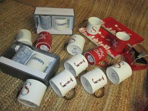 lot 85 image: Lot of Decorative Coffee Mugs & Sea...