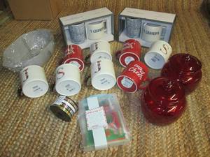 lot 86 image: Lot of Decorative Coffee Mugs & Sea...
