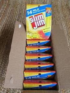 lot 134 image: Case of Slim Jims Mild Best By 02...