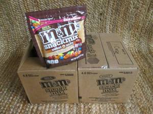 lot 141 image: (2) Cases of M&Ms Snack Mix (Sweet...