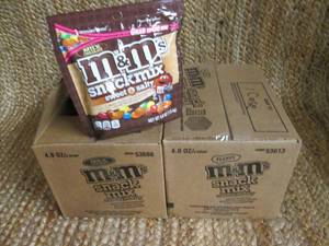lot 147 image: (2) Cases of M&Ms Snack Mix (Sweet...