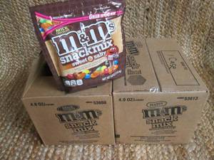 lot 148 image: (2) Cases of M&Ms Snack Mix (Sweet...