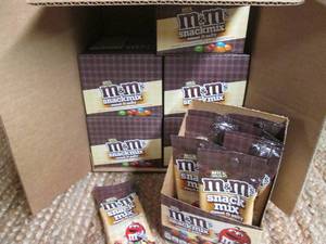 lot 164 image: Case of M&Ms Snack Mix (Sweet & Sa...
