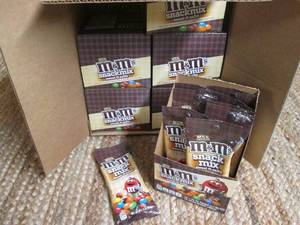 lot 166 image: Case of M&Ms Snack Mix (Sweet & Sa...