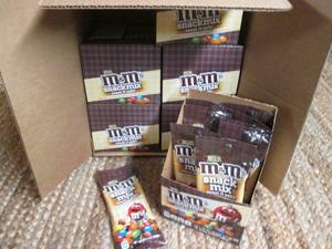 lot 167 image: Case of M&Ms Snack Mix (Sweet & Sa...