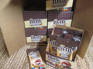 lot 168 image: Case of M&Ms Snack Mix (Sweet & Sa...