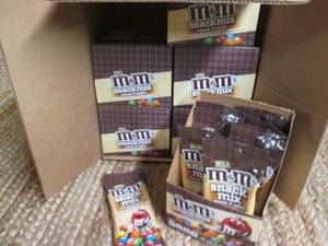 lot 169 image: Case of M&Ms Snack Mix (Sweet & Sa...