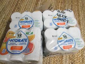lot 193 image: Case of V8 Hydrate (Orange Grapefru...