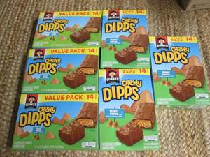 lot 238 image: 6 Boxes of Quaker Chewy Dipps (Pean...