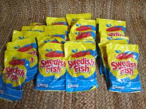 lot 241 image: 24- 8oz. Bags of Original Swedish F...