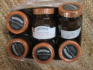 lot 244 image: Case Smuckers Simple Delight Hot Fu...