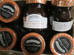 lot 248 image: Case Smuckers Simple Delight Hot Fu...