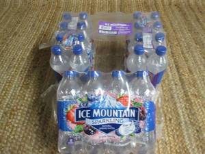 lot 320 image: Case of Ice Mountain Sparkling Natu...