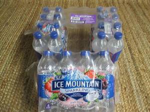 lot 322 image: Case of Ice Mountain Sparkling Natu...