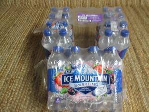 lot 323 image: Case of Ice Mountain Sparkling Natu...
