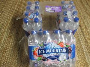lot 327 image: Case of Ice Mountain Sparkling Natu...