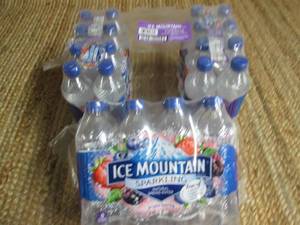 lot 329 image: Case of Ice Mountain Sparkling Natu...