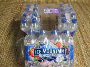 lot 330 image: Case of Ice Mountain Sparkling Natu...