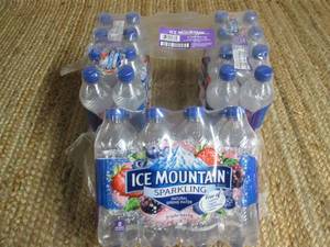lot 332 image: Case of Ice Mountain Sparkling Natu...
