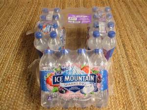 lot 336 image: Case of Ice Mountain Sparkling Natu...