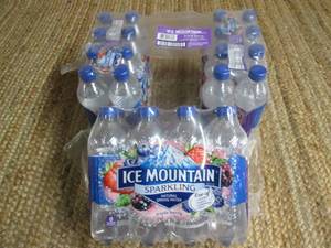 lot 337 image: Case of Ice Mountain Sparkling Natu...