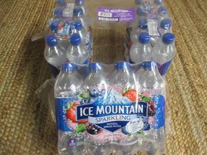 lot 340 image: Case of Ice Mountain Sparkling Natu...