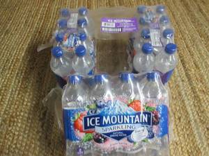 lot 342 image: Case of Ice Mountain Sparkling Natu...