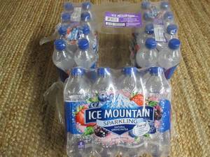 lot 343 image: Case of Ice Mountain Sparkling Natu...