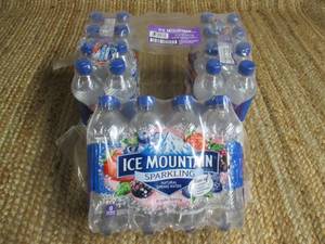 lot 349 image: Case of Ice Mountain Sparkling Natu...