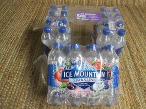 lot 350 image: Case of Ice Mountain Sparkling Natu...