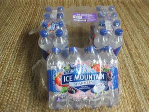 lot 351 image: Case of Ice Mountain Sparkling Natu...