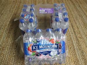 lot 352 image: Case of Ice Mountain Sparkling Natu...