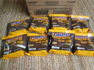 lot 361 image: 7 Bags of Creamy Snickers Peanut Bu...