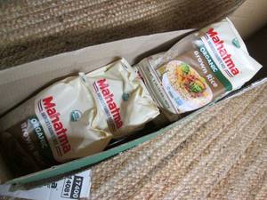 lot 366 image: Case of Mahatma Organic Brown Rice ...