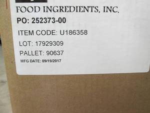 lot 369 image: (2) 50# Boxes of Tomato Powder (Past Date)