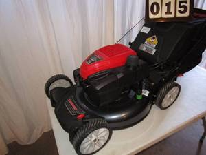 lot 15 image: Troy Bilt XP 21 In Step 3-N-1 RWD Lawn Mower
