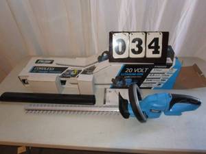 lot 34 image: Pulsar Cordless 20 Hedge Trimmer